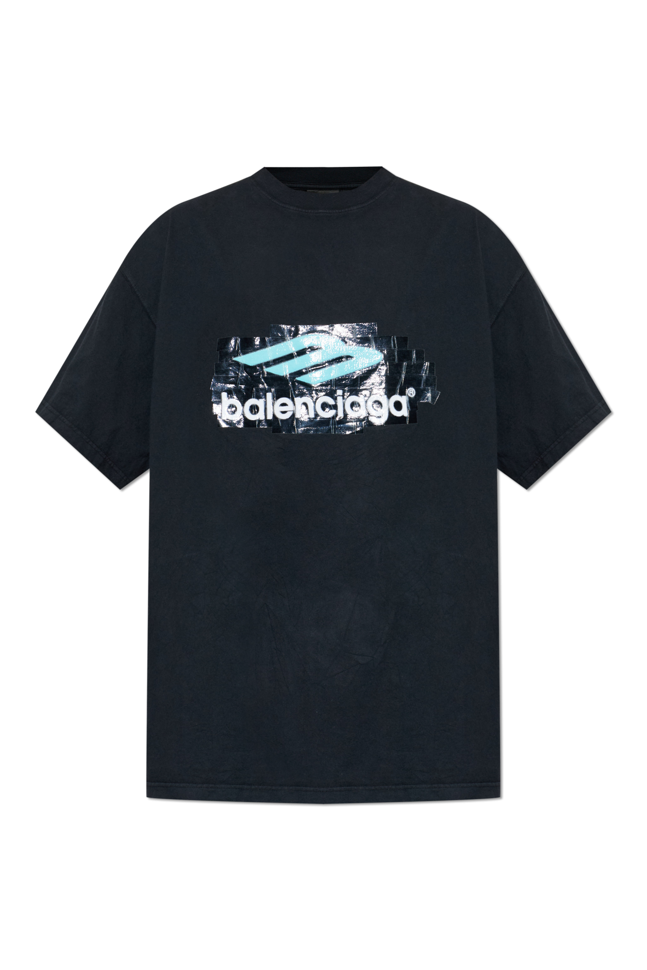 Black T-shirt with print Balenciaga - Vitkac Canada